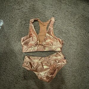 Cleo the Hurricane Rose Gold Pole Dance Set